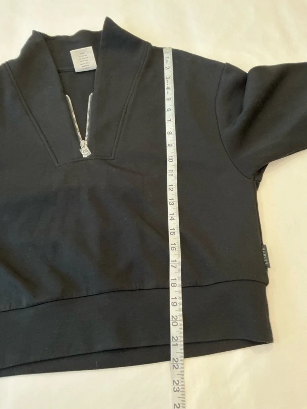 Varley Black DoubleSoft Pullover Davidson Sweat Size Small - Picture 11 of 15